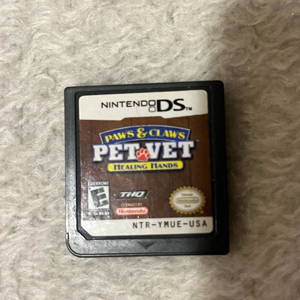 Pet Vet Nintendo DS game
